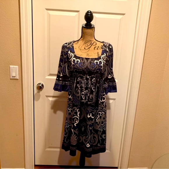 Trulli multi colored print dress - Picture 1 of 5